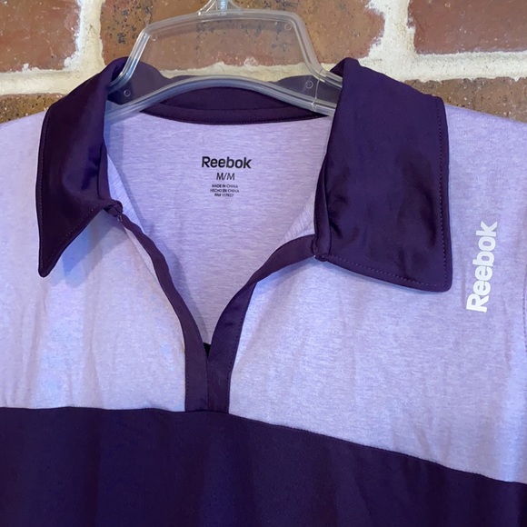 Reebok purple polo shirt size medium - Picture 2 of 4